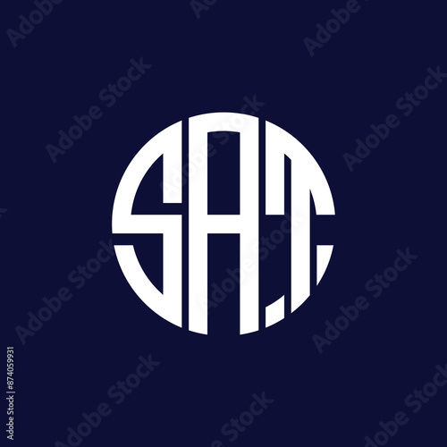 sat circle logo design