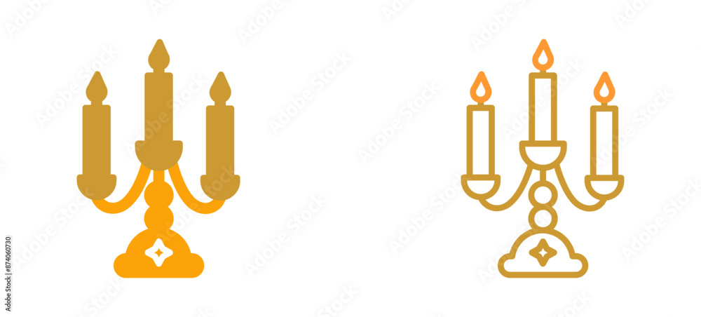 Candlestick Vector Icon