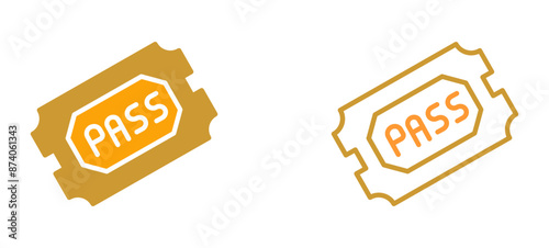 Passes Vector Icon