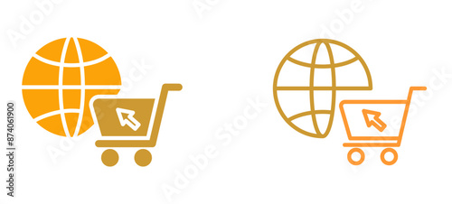 E commerce Online Store Vector Icon