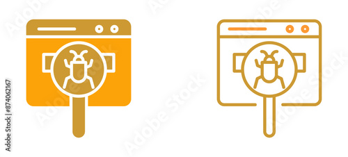 Web Bug Vector Icon