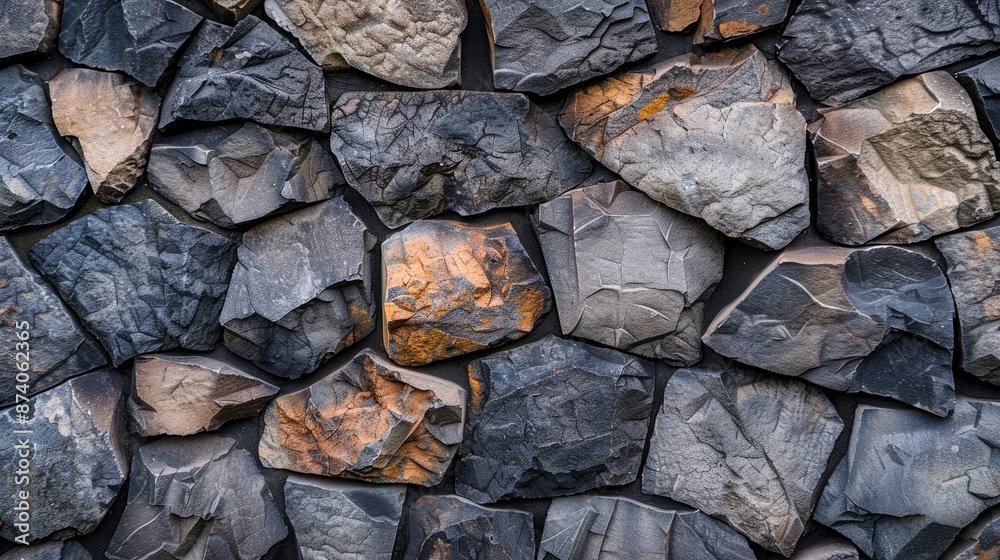 Photo of stone texture pattern - generative ai Photo of stone texture pattern - generative ai