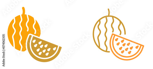 Watermelon Vector Icon