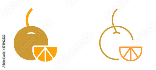 Orange Vector Icon