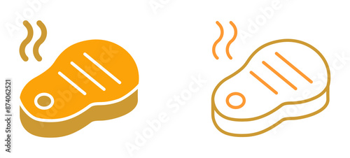 Steak Vector Icon