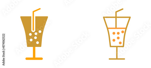 White Wine Vector Icon