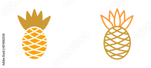 Pineapple Vector Icon