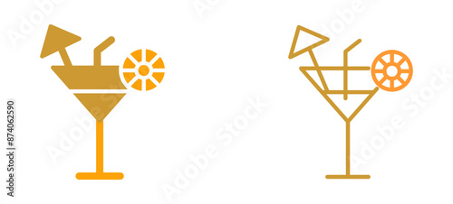 Cocktail Vector Icon