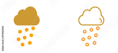 Hail Vector Icon