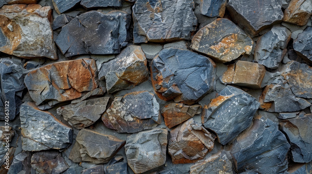 Photo of stone texture pattern - generative ai Photo of stone texture pattern - generative ai