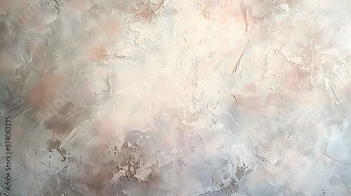Smooth and elegant Venetian plaster finish in a soft pastel color, with a refined texture