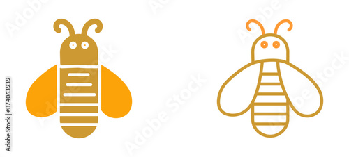 Bee Vector Icon