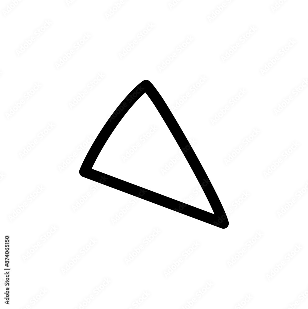 Pointer Arrow Icon Lines Style Vector Pointer Arrow Icon Lines Style Vector