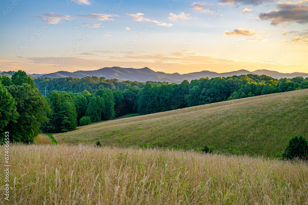 Obraz premium mountains near Franklin, NC