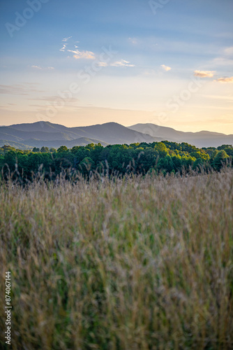 mountains near Franklin, NC photo