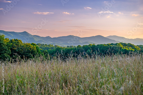 mountains near Franklin, NC photo