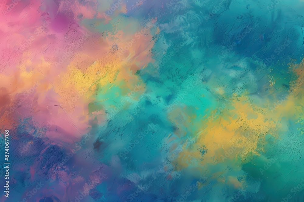 Abstract Surreal Digital Art with Blurred Gradient Colors Abstract Surreal Digital Art with Blurred Gradient Colors