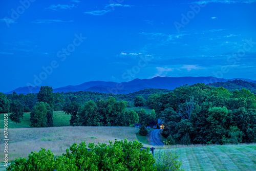 mountains near Franklin, NC photo