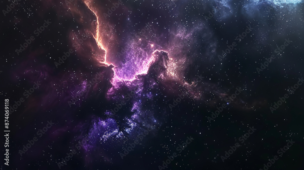 Outer space background Outer space background