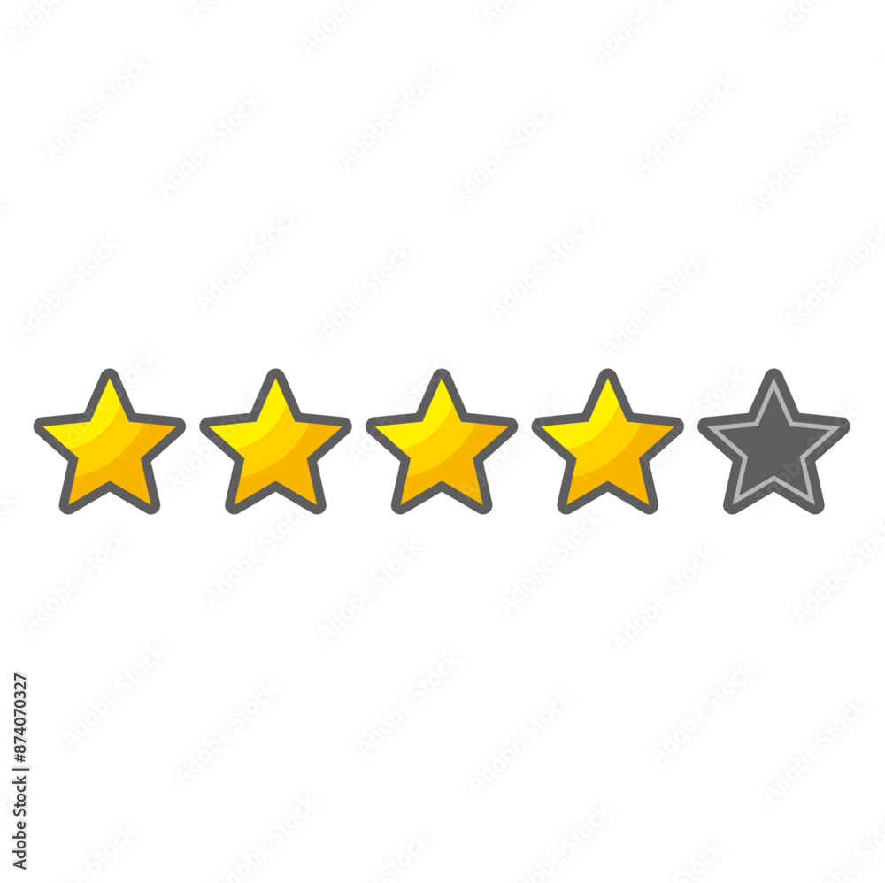 Star Rating Icon Vector Star Rating Icon Vector