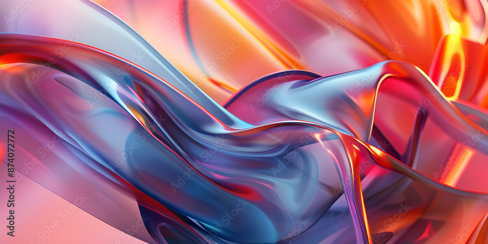 Abstract smooth shapes background Abstract smooth shapes background