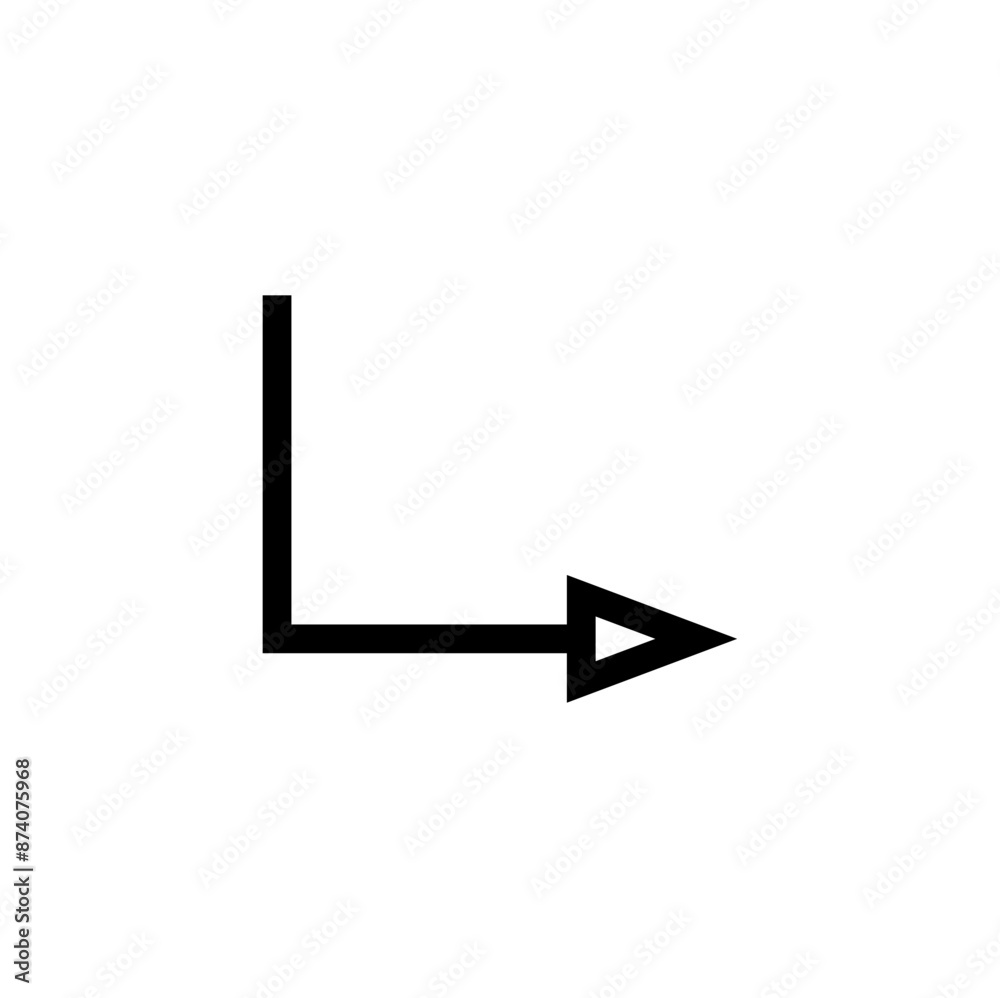 Lines Arrow Icon Vector Lines Arrow Icon Vector