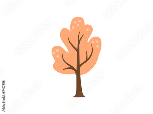 Vintage Autumn Plant background illustration