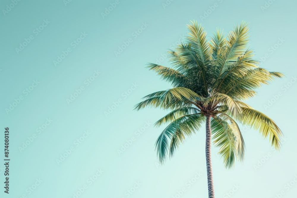 Obraz premium Palm Tree tree backgrounds outdoors.