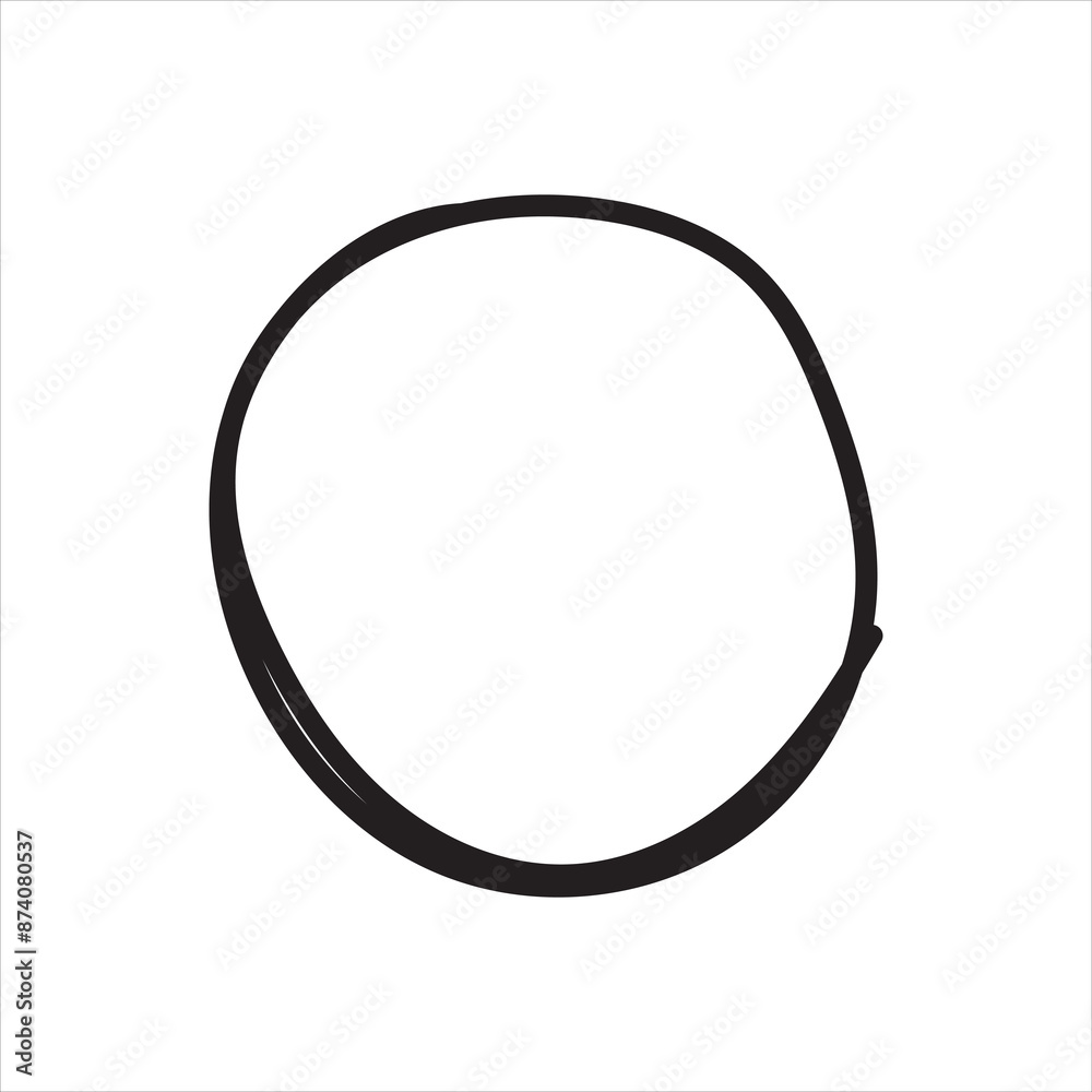 Black circle, pen draw. Highlight hand drawing different circles isolated on white background. Handwritten red circle. For marking text, numbers, marker pen, pencil, logo and text check, vector. Black circle, pen draw. Highlight hand drawing different circles isolated on white background. Handwritten red circle. For marking text, numbers, marker pen, pencil, logo and text check, vector.