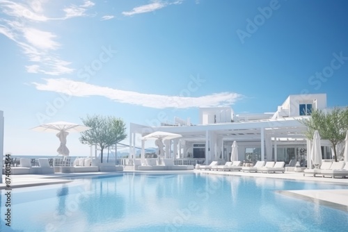 Sea view pool swimming pool architecture.
