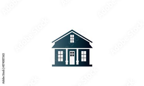 house icon, house icon isolated on white