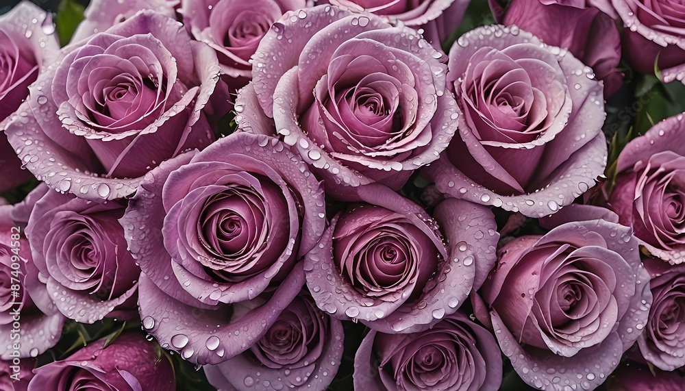 Pink Roses After the Rain Pink Roses After the Rain