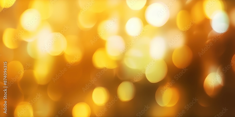 Obraz premium Abstract Golden Bokeh Background
