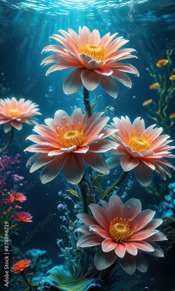 Underwater Flowers. Underwater Flowers.