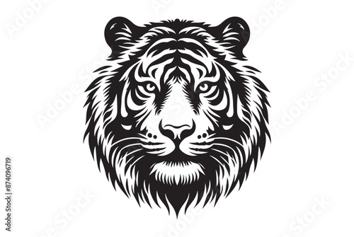 jungle king  nice vector silhouette image