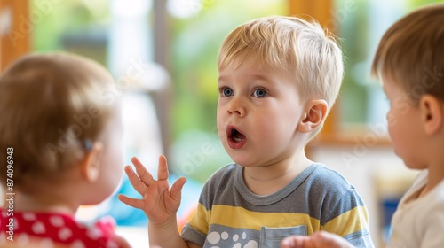 Wallpaper Mural The development of speech and communication skills. Torontodigital.ca