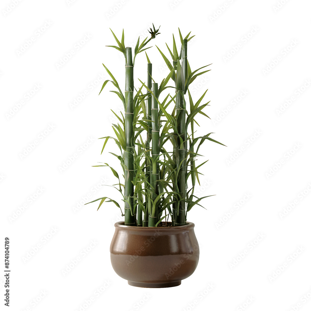 Bambus green pland isolated Bambus green pland isolated