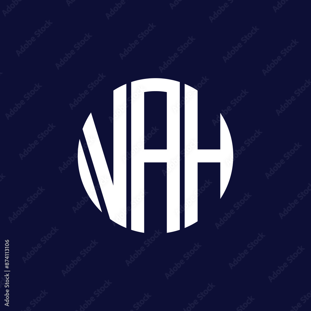 Obraz premium vah circle logo design