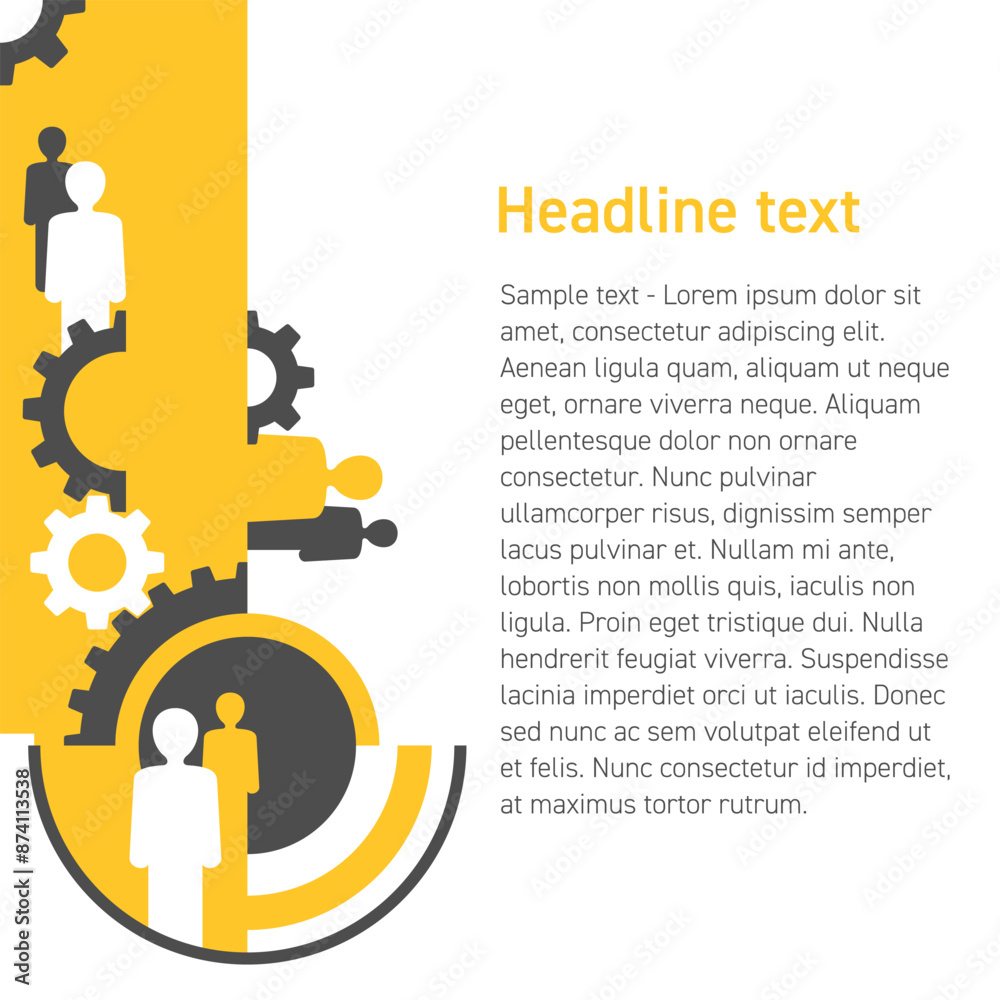 Brochure template - HR teambuilding or teamwork thread Brochure template - HR teambuilding or teamwork thread