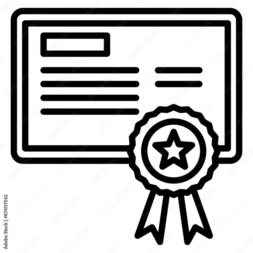 Certificate Icon Certificate Icon