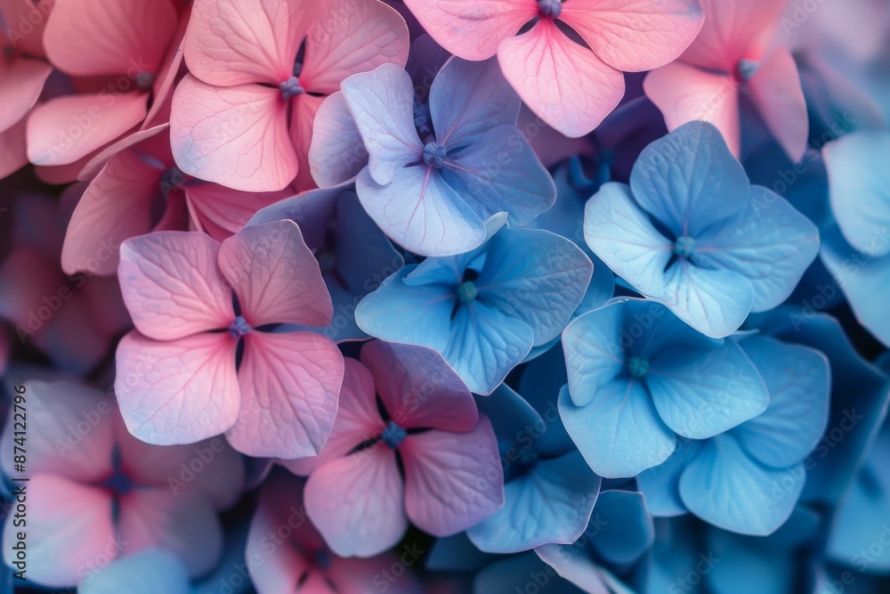 Beautiful Pastel Hydrangeas