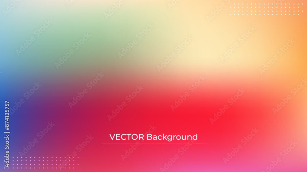 Smooth and blurry colorful gradient mesh background. Modern bright rainbow colors. Easy editable soft colored vector banner template. Premium quality Smooth and blurry colorful gradient mesh background. Modern bright rainbow colors. Easy editable soft colored vector banner template. Premium quality