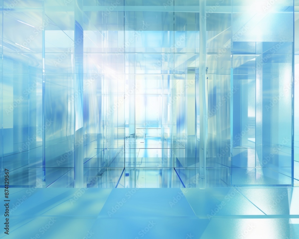 Sky Blue Hue Minimalistic Glass block space in a Modern Atmosphere, future smart office, business concept, Graphic Resources, Wallpapers, Brochure, Websites, banner design, Advertising, background Sky Blue Hue Minimalistic Glass block space in a Modern Atmosphere, future smart office, business concept, Graphic Resources, Wallpapers, Brochure, Websites, banner design, Advertising, background