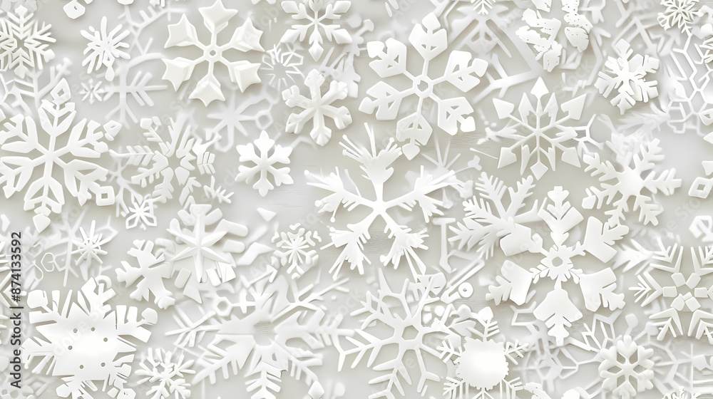 Winter Background with snowflakes Motifs - Seamless tile. Endless and repeat print. Winter Background with snowflakes Motifs - Seamless tile. Endless and repeat print.