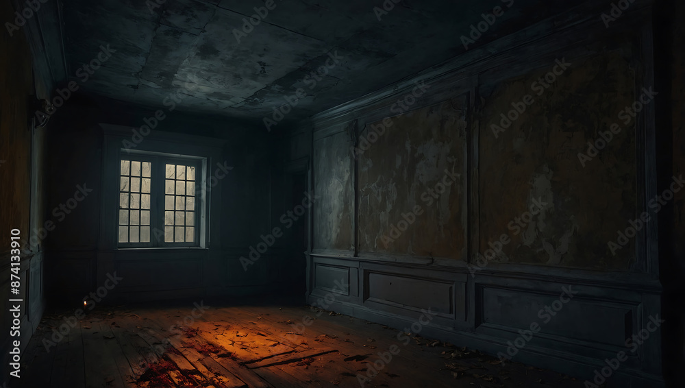 Fototapeta premium old abandoned room