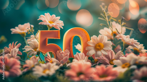 50th Anniversary Celebration with Daisies
