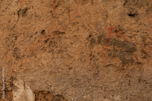 A rough textured wall with ...