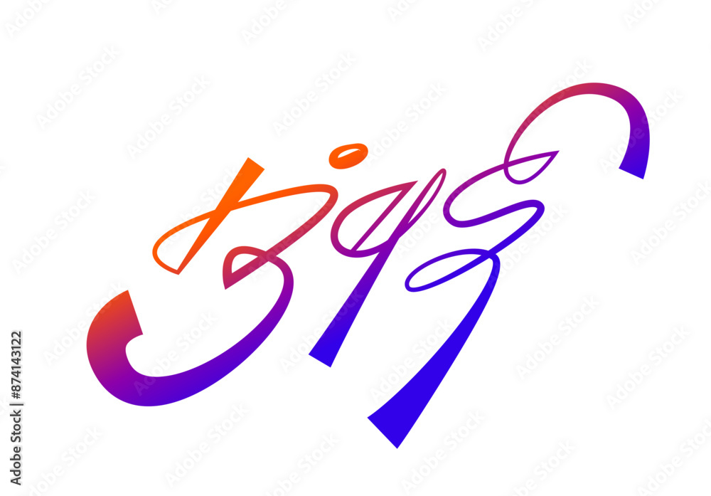 Obraz premium MUMBAI typography