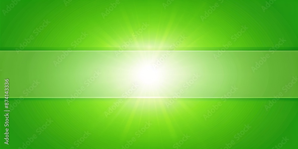 Green Abstract Background with Sunlight and Copy Space Green Abstract Background with Sunlight and Copy Space