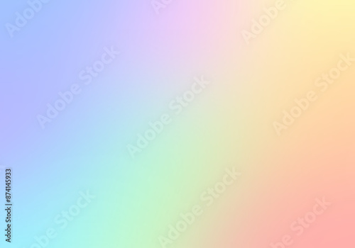 Regenbogenfarbverlauf in Pastelltönen